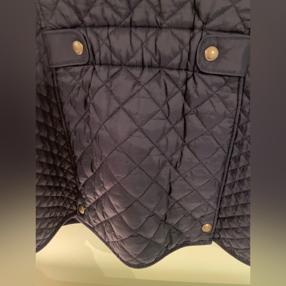 Joules quilted navy blue coat US size 8 - Picture 7 of 12
